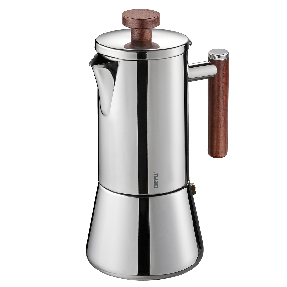 GEFU Espressokocher NANDO aus Edelstahl für 6 Tassen