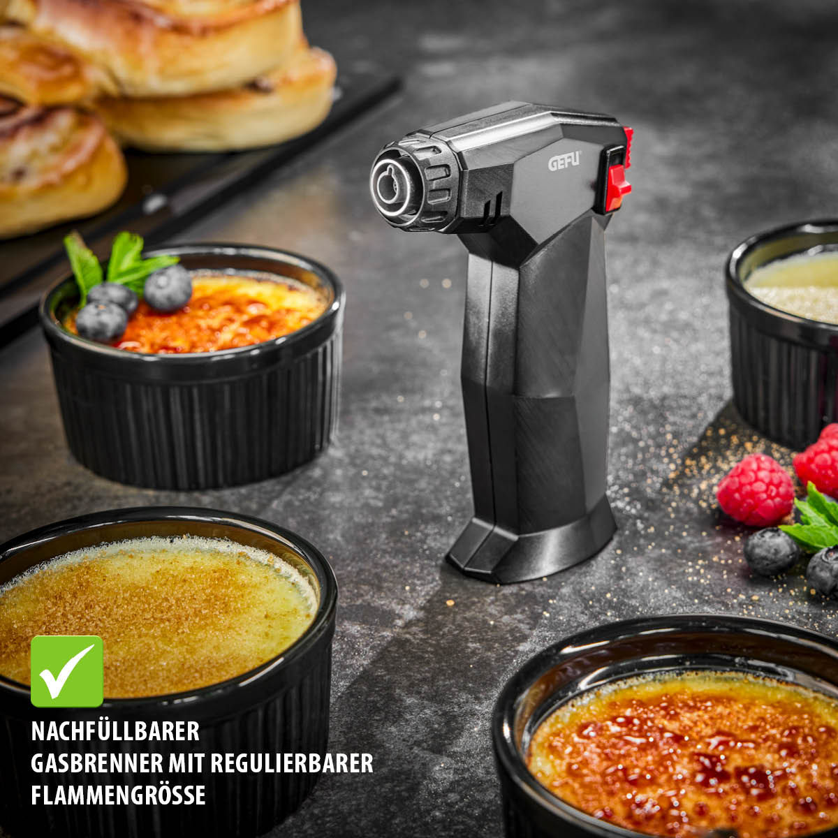 Crème brûlée set ZUCA, 5-pieces