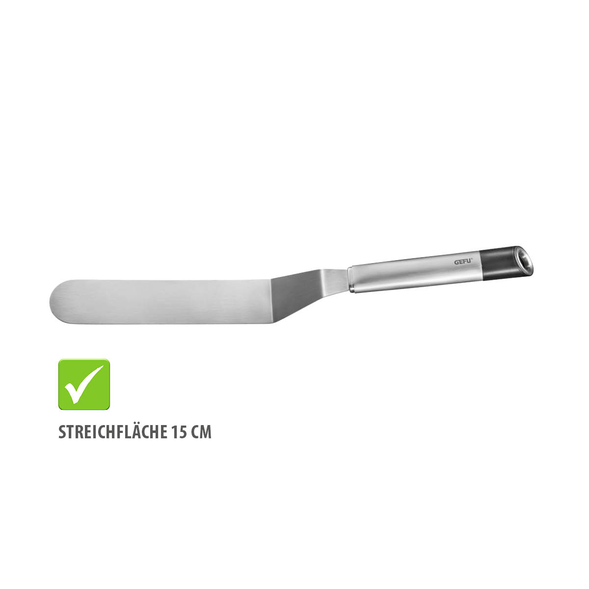 Angled icing spatula PRIMELINE, 15 cm
