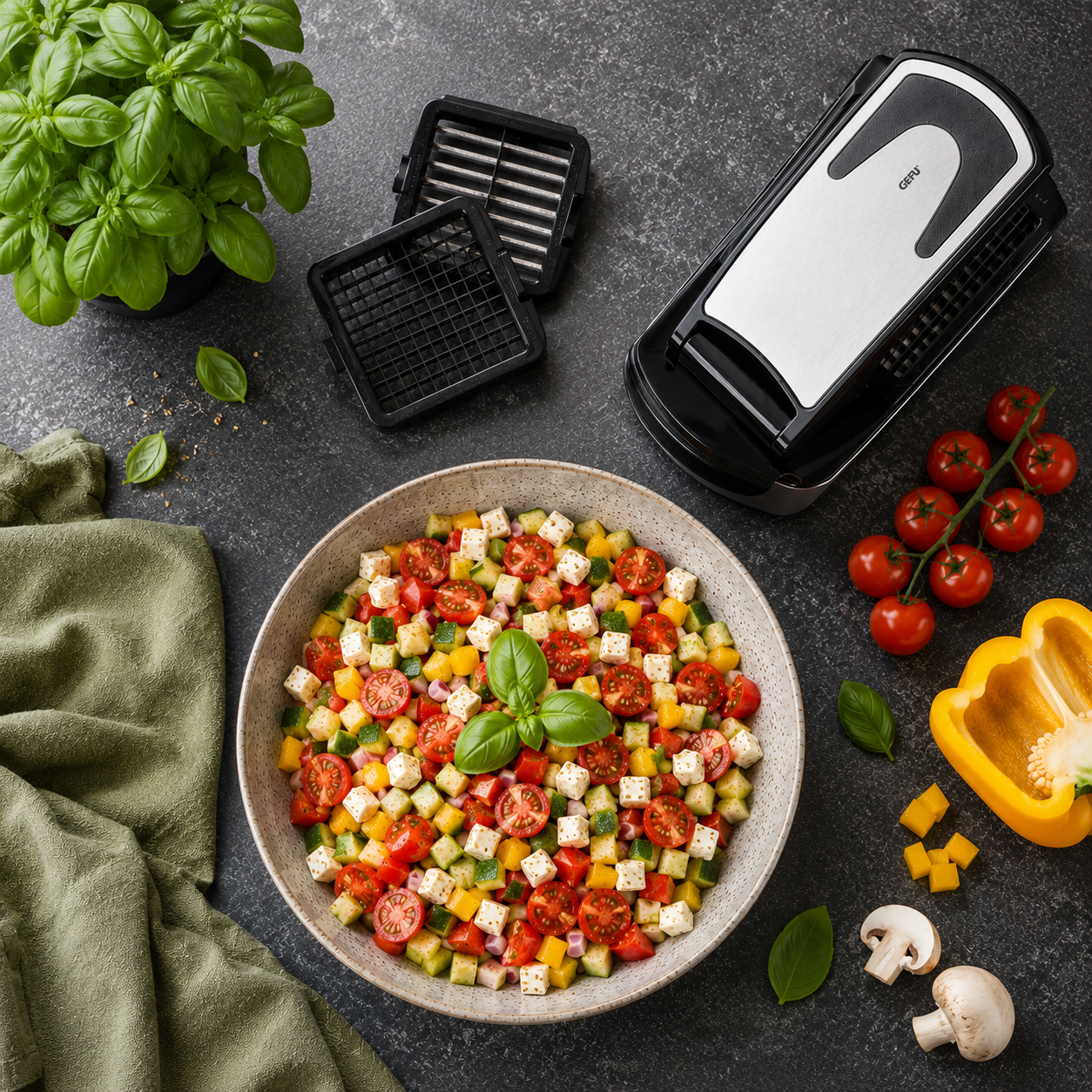 Frischer Sommersalat