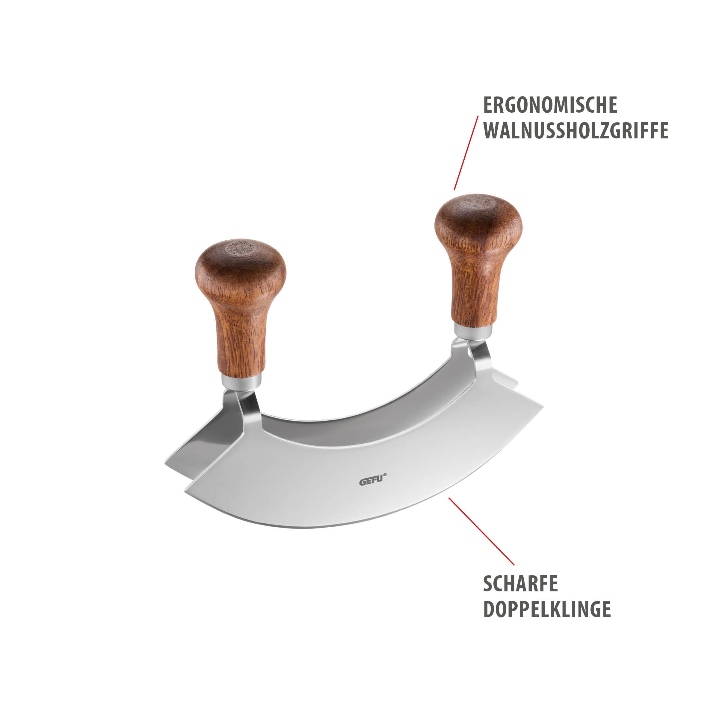 Wiegemesser mit Schneidebrett YUMA