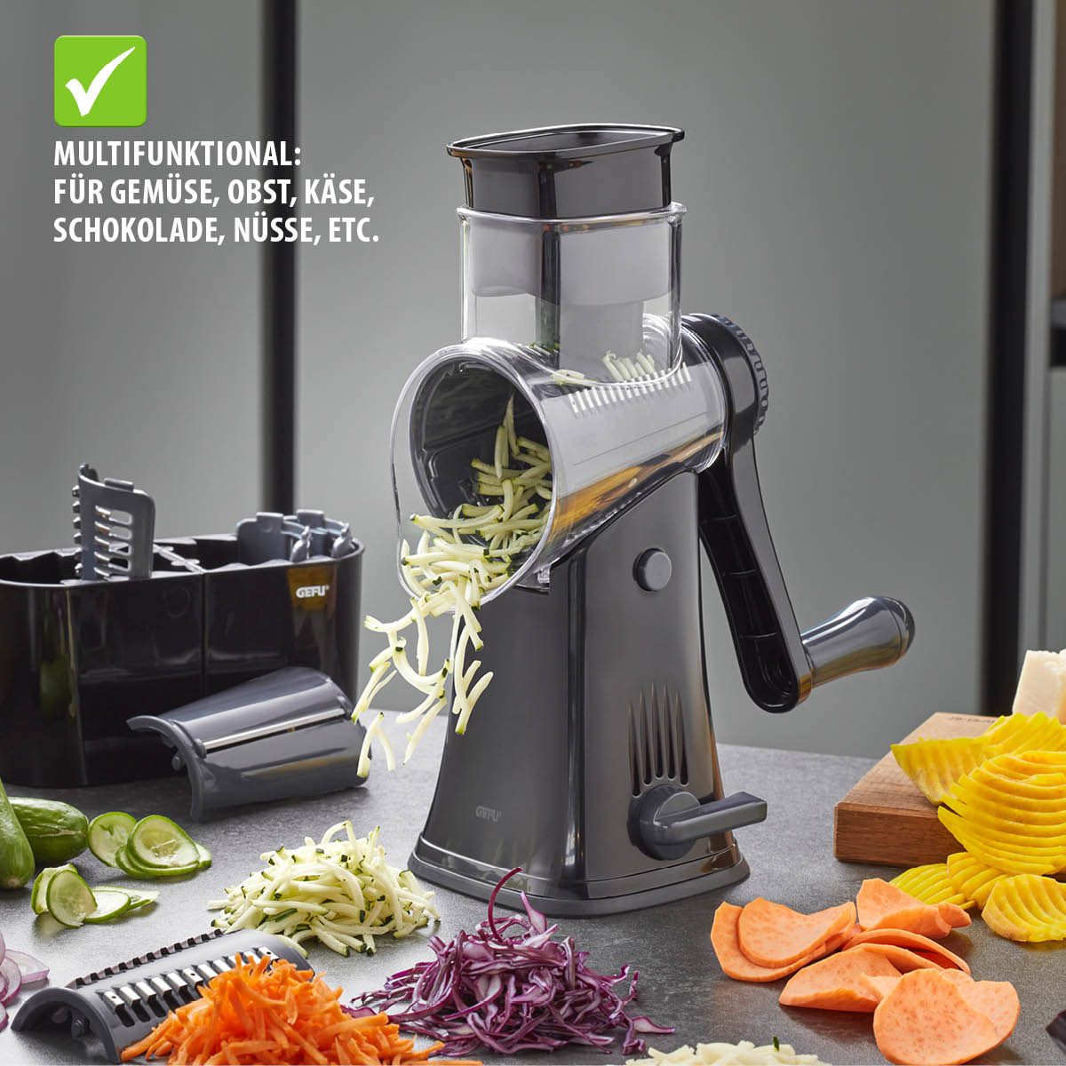 Drum grater CLICK
