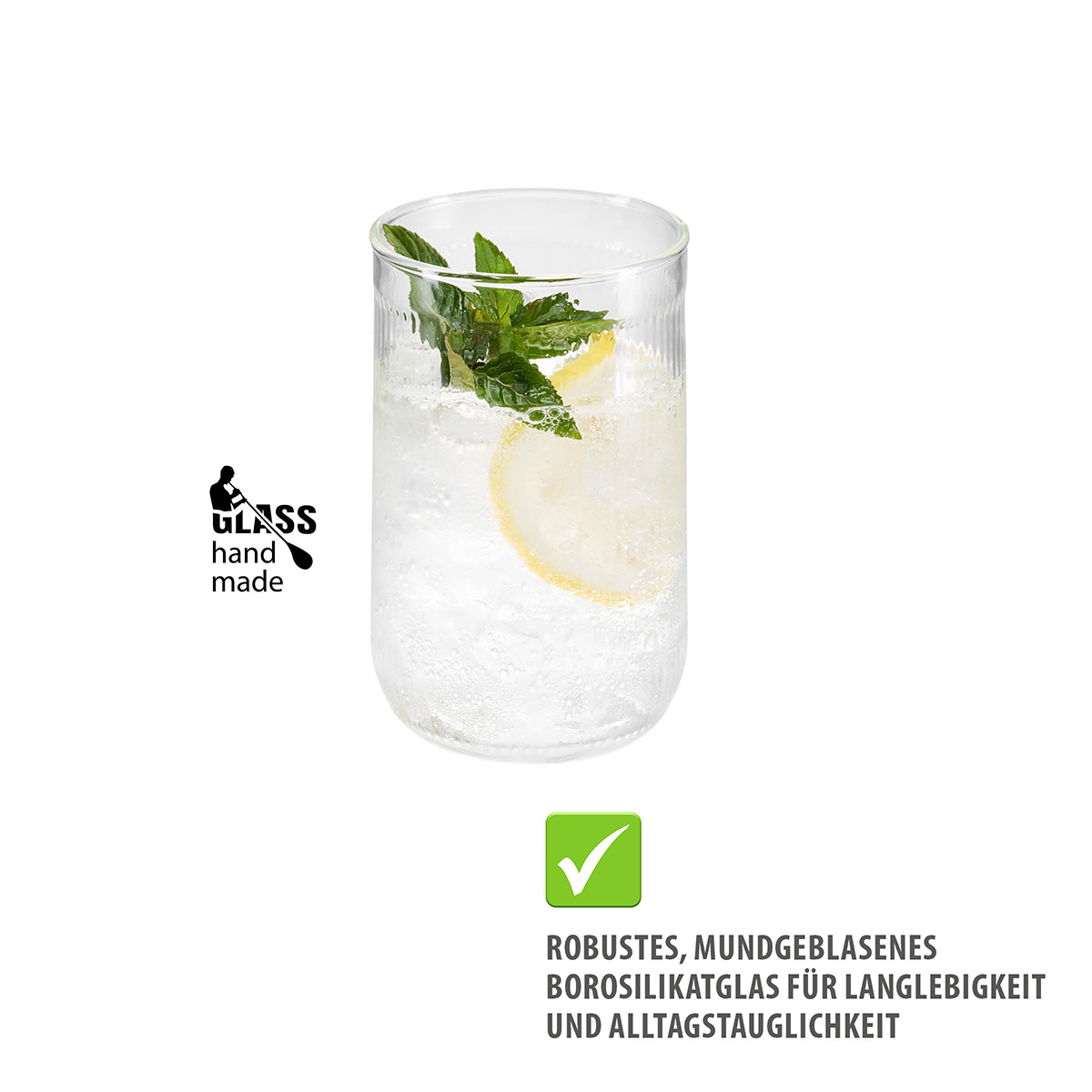 Water glass LINOA, 330 ml, 2 pcs.