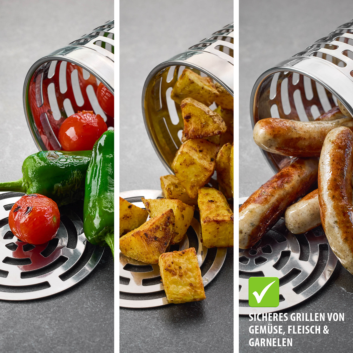 Rollgrillkorb Deluxe BBQ, 30,5 cm