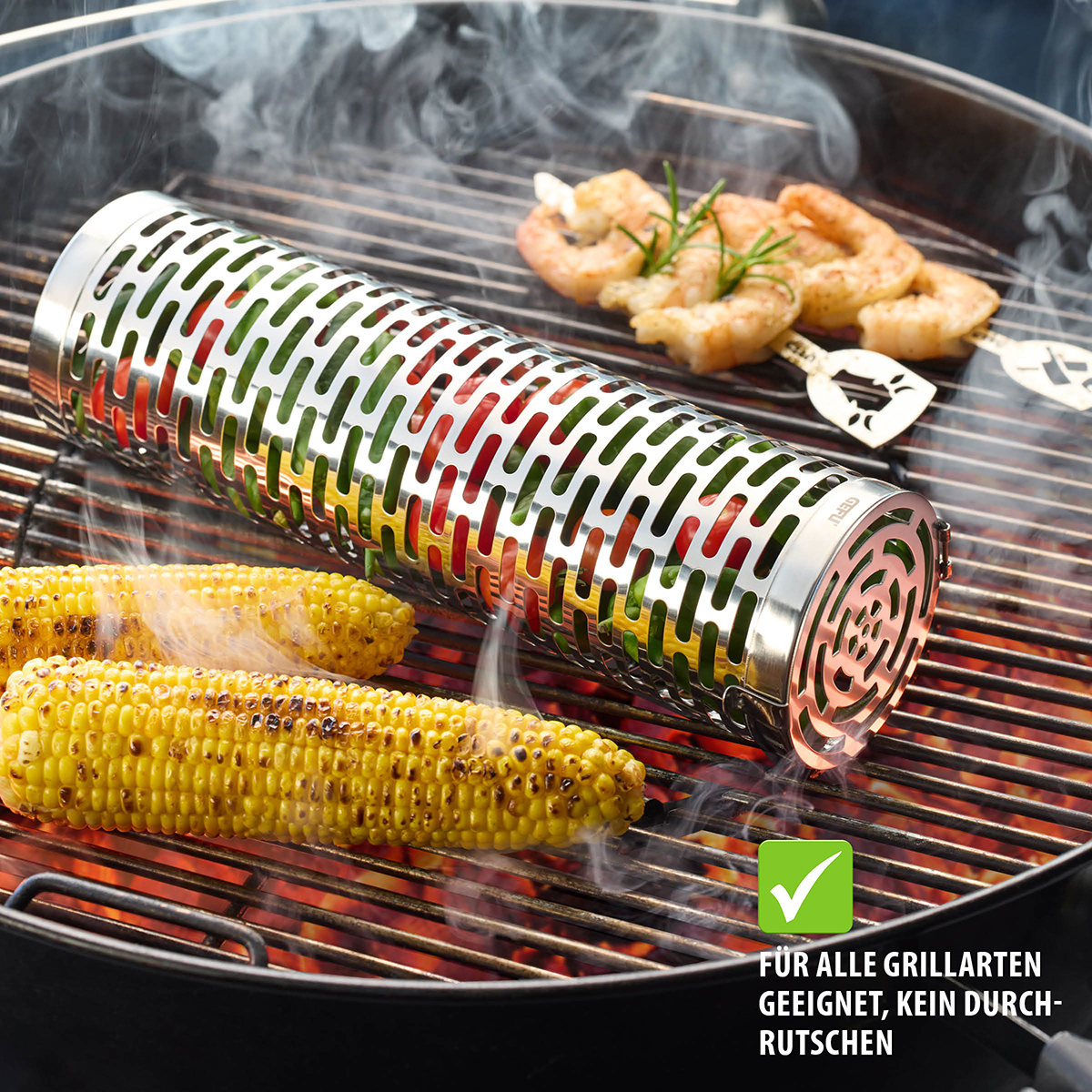 Rollgrillkorb Deluxe BBQ, 30,5 cm