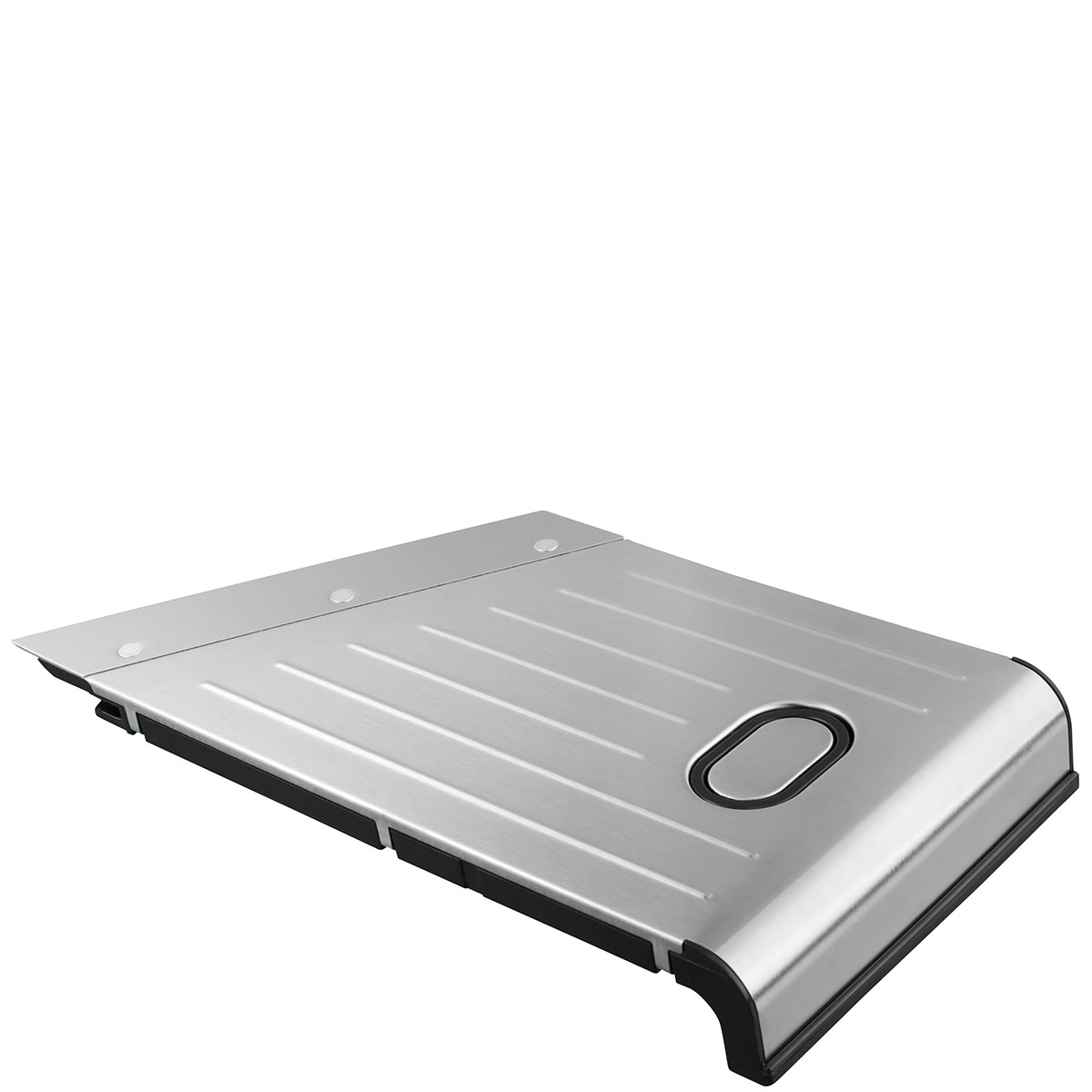 Edelstahl-Auffahrrampe für Rollstühle und Rollatoren Edelstahl-Auffahrrampe für Rollstühle und Rollatoren zur barrierefreien Nutzung auf verschiedenen Oberflächen