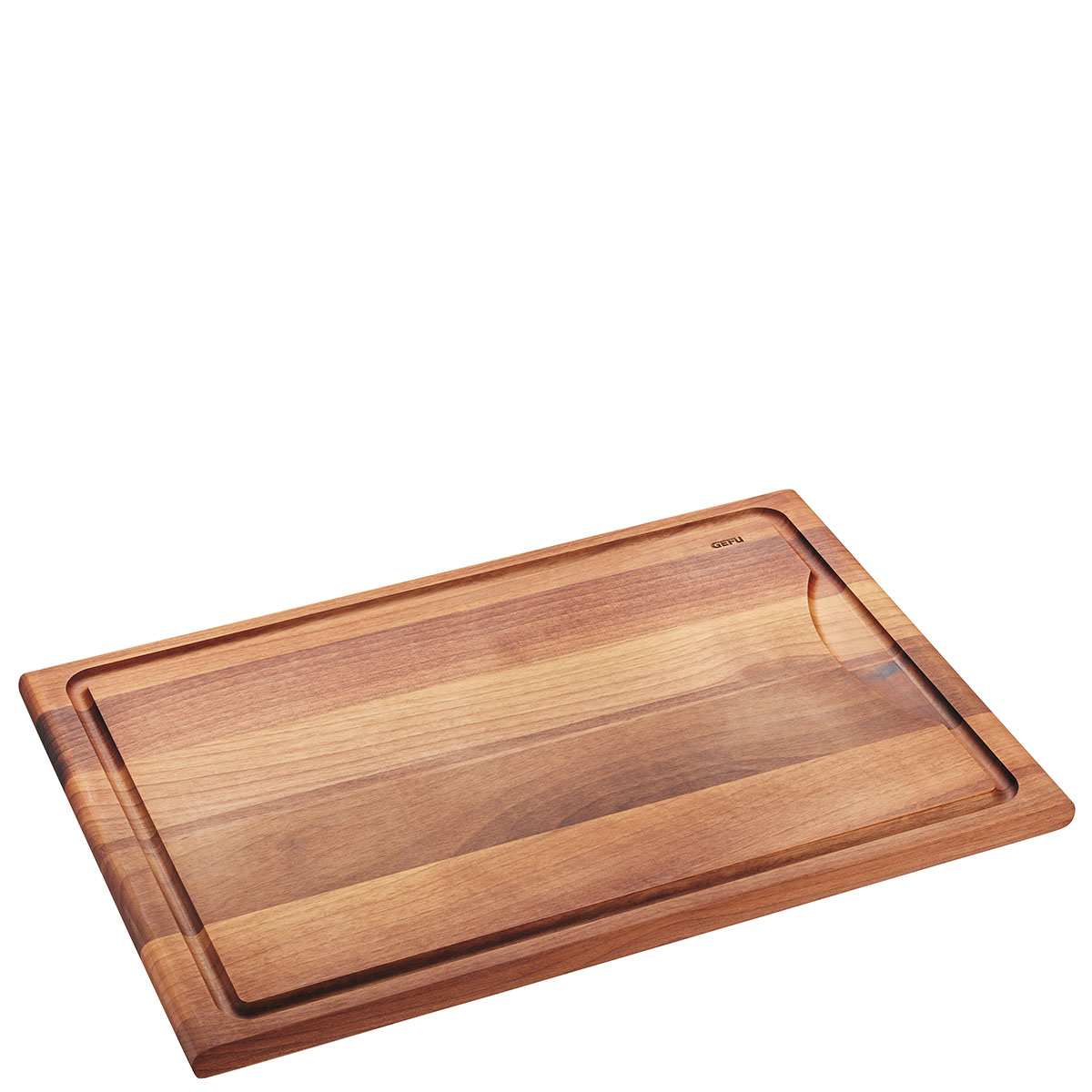 Chopping board ENNO, large with juice groove, walnut wood