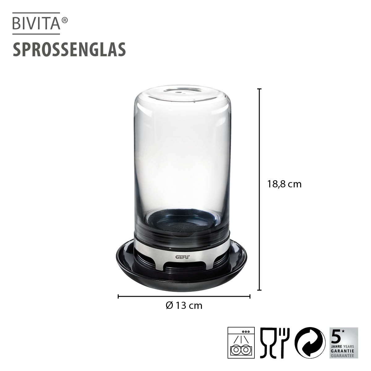 Sprouting jar BIVITA®