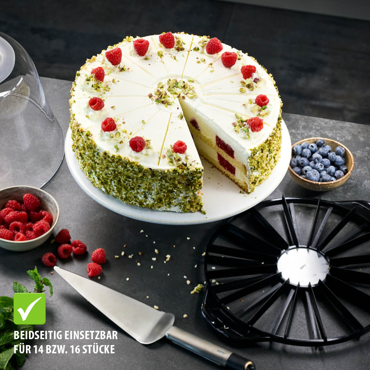 Cake divider DIVIDO, 14/16 pieces