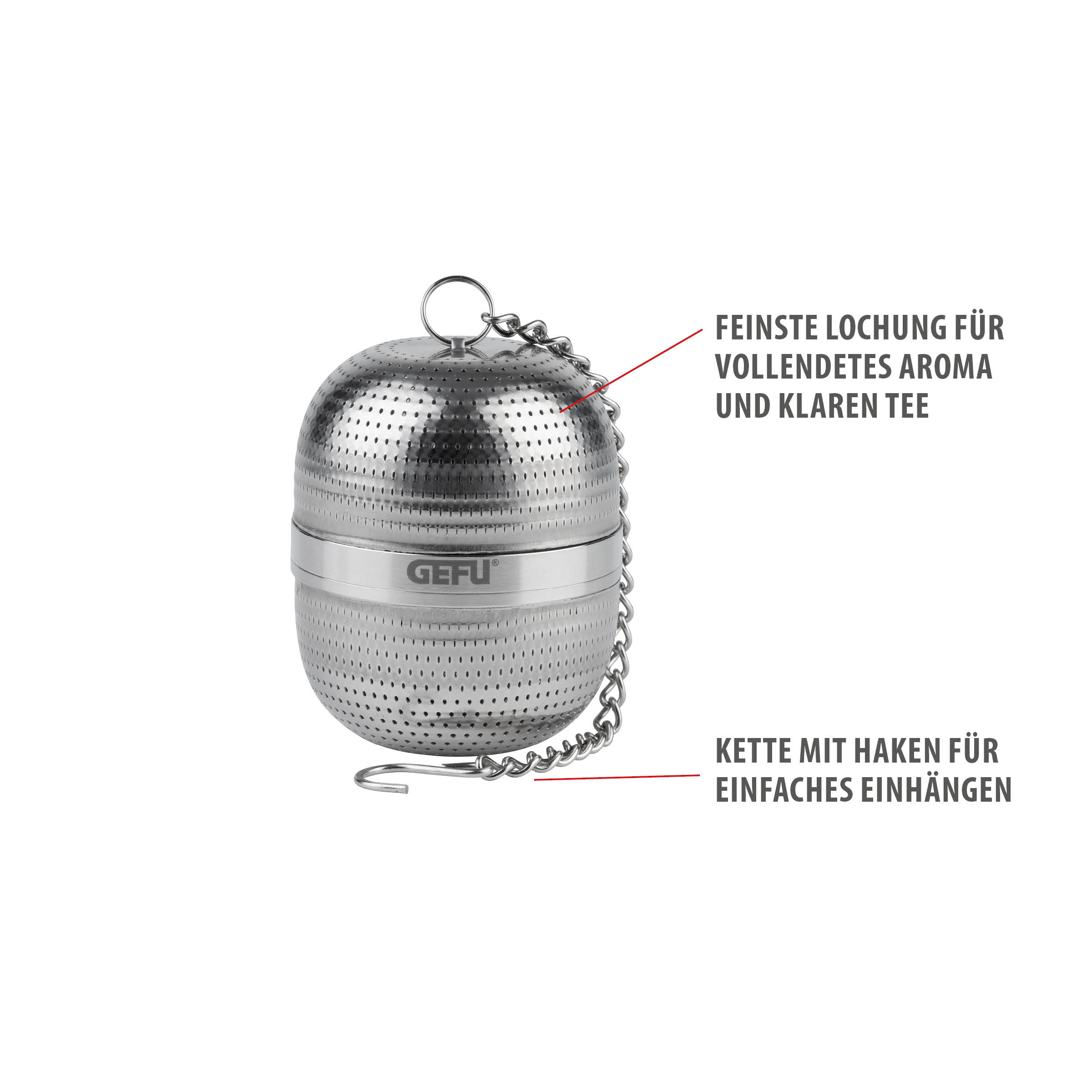 Tee-Ei mit Abtropfablage VELORA