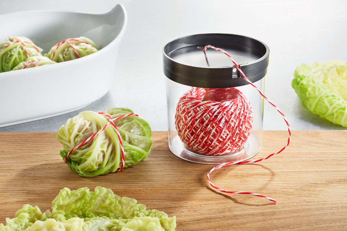 Cord Dispenser FILIO with butcher's twine "red/white"