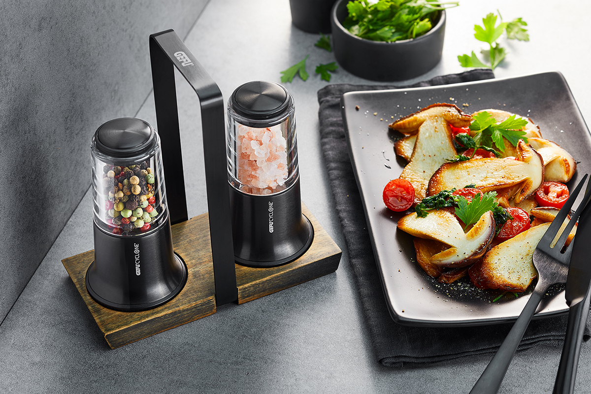 Salt and pepper mill set X-PLOSION®, black