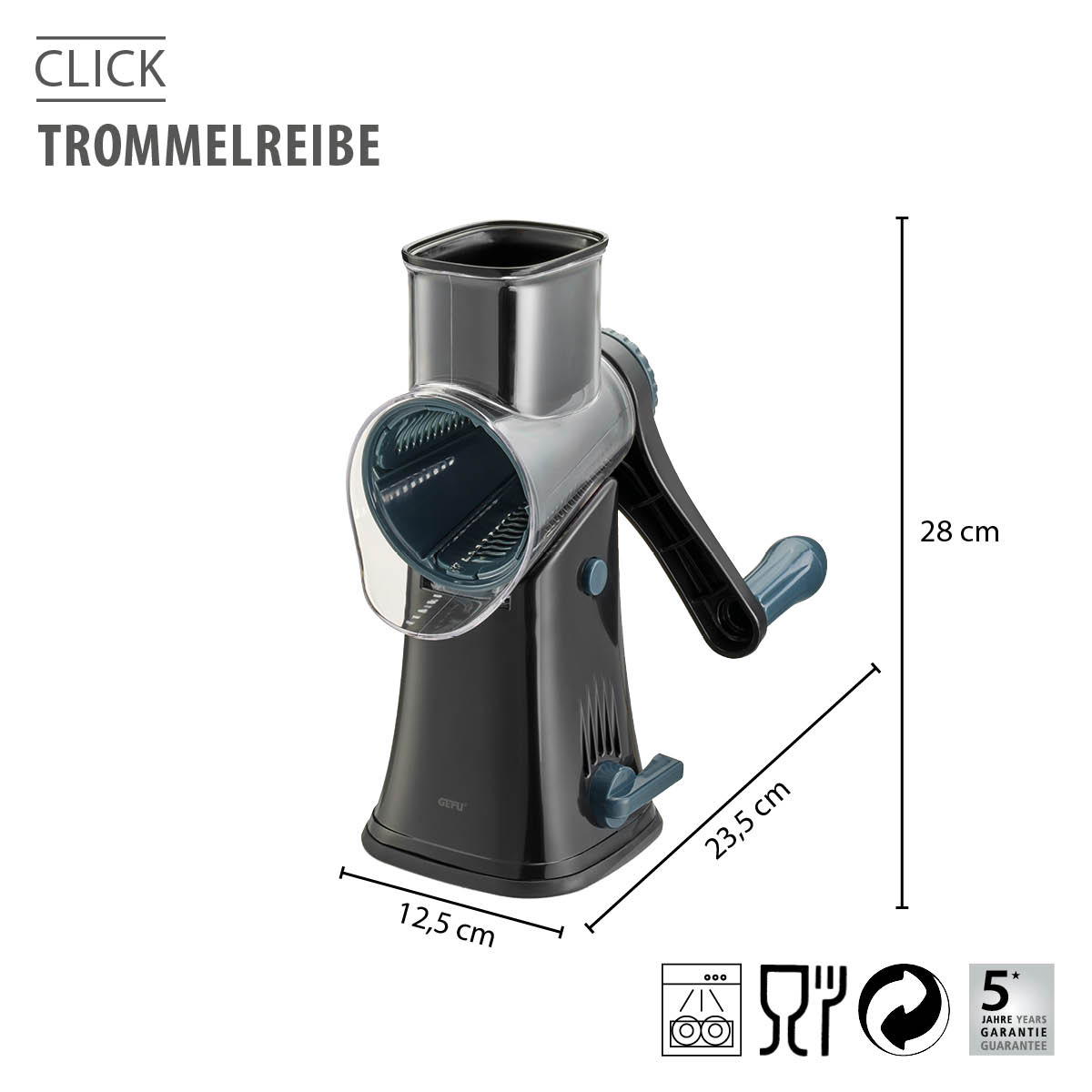 Drum grater CLICK