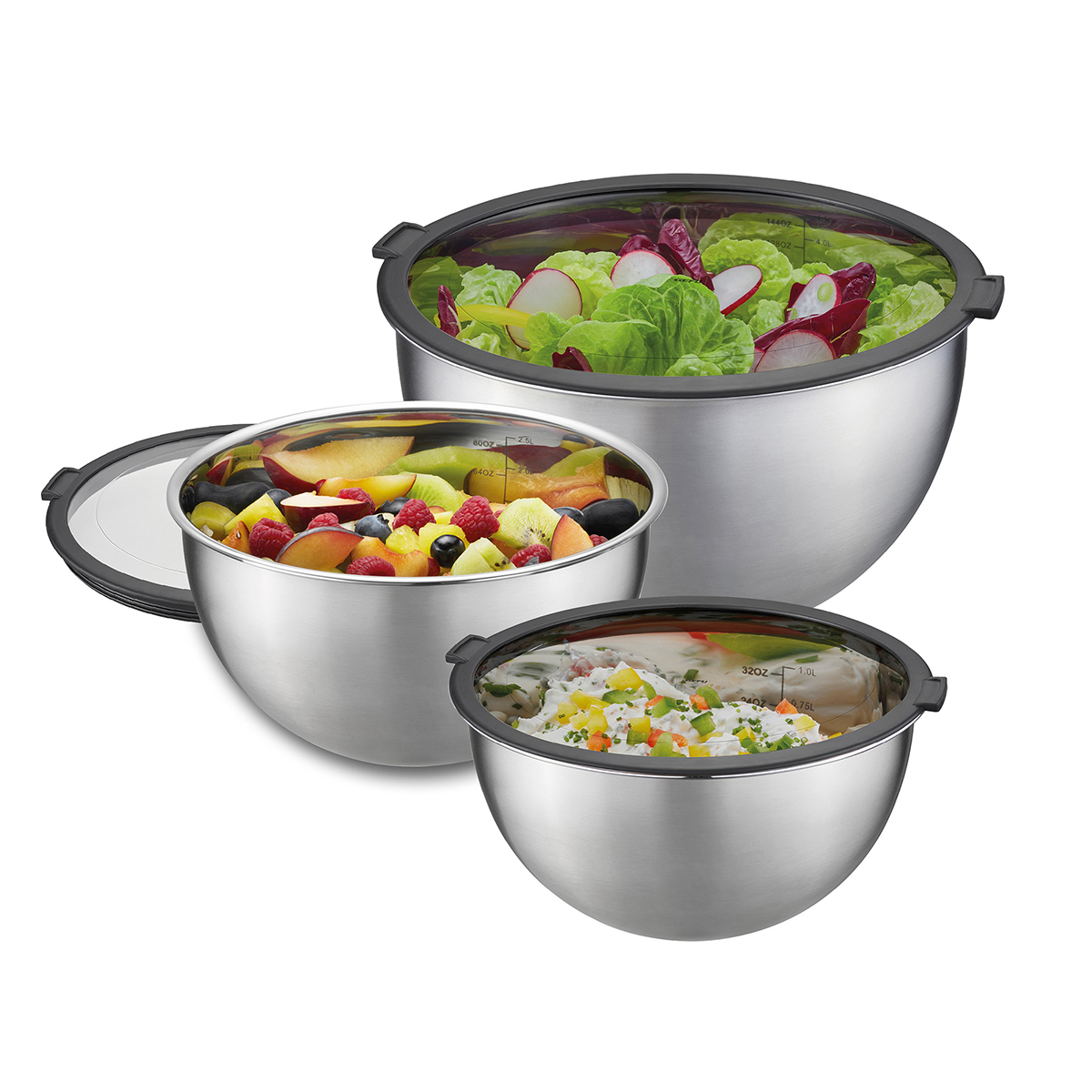 Frischhalteschüssel-Set MONDI