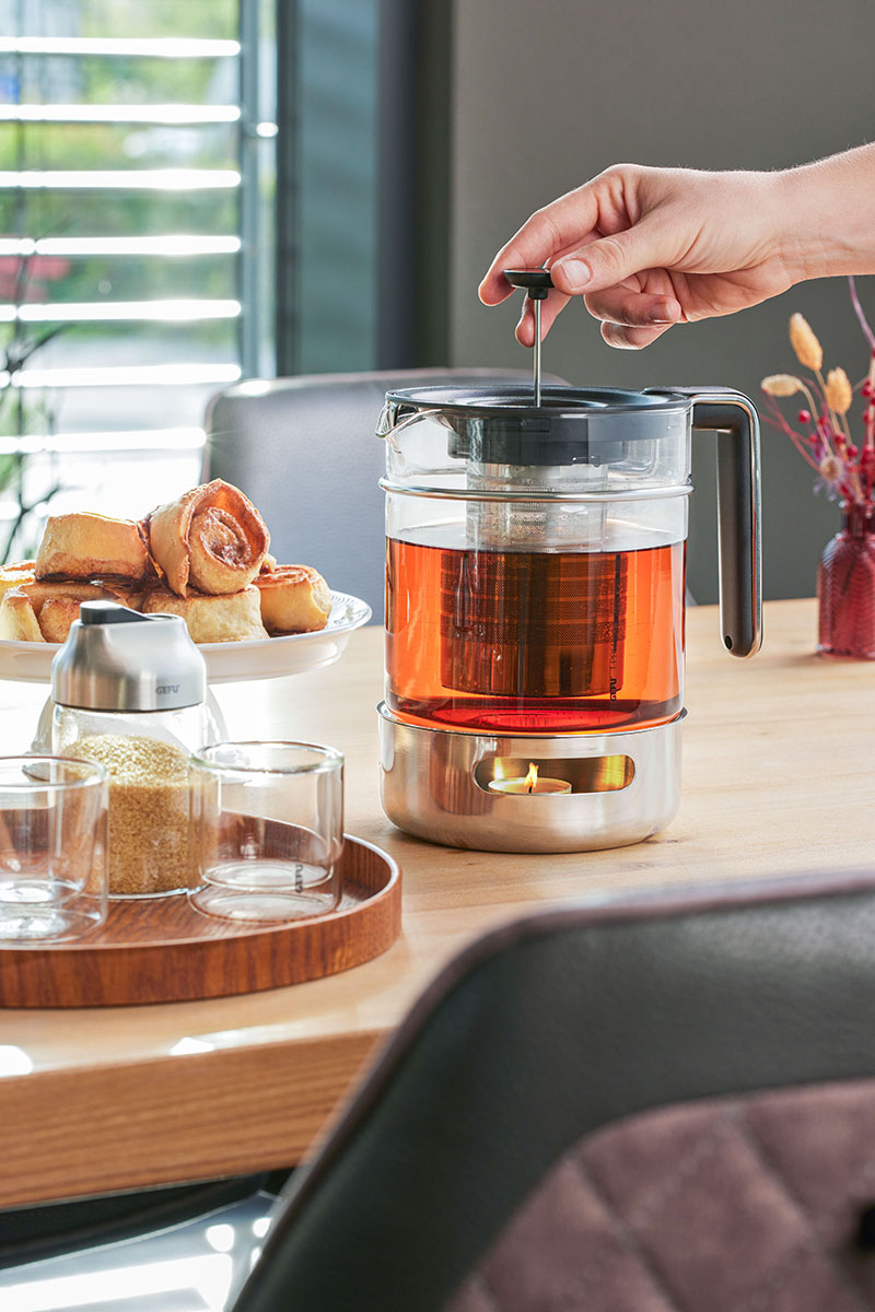 Teapot, 1.500 ml incl. teapot warmer T-PREP