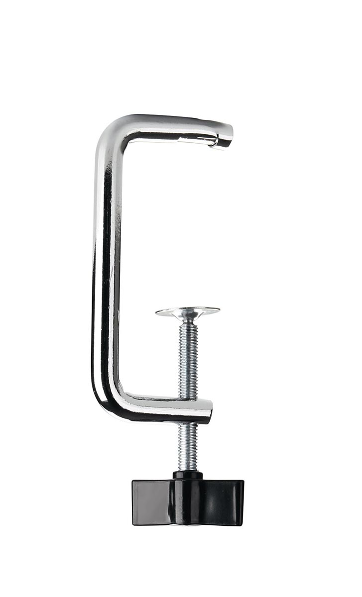 Robuste C-Schraubzwinge aus Metall für präzise Befestigungsarbeiten Metallische C-Schraubzwinge mit verstellbarem Griff für vielseitige Anwendungen