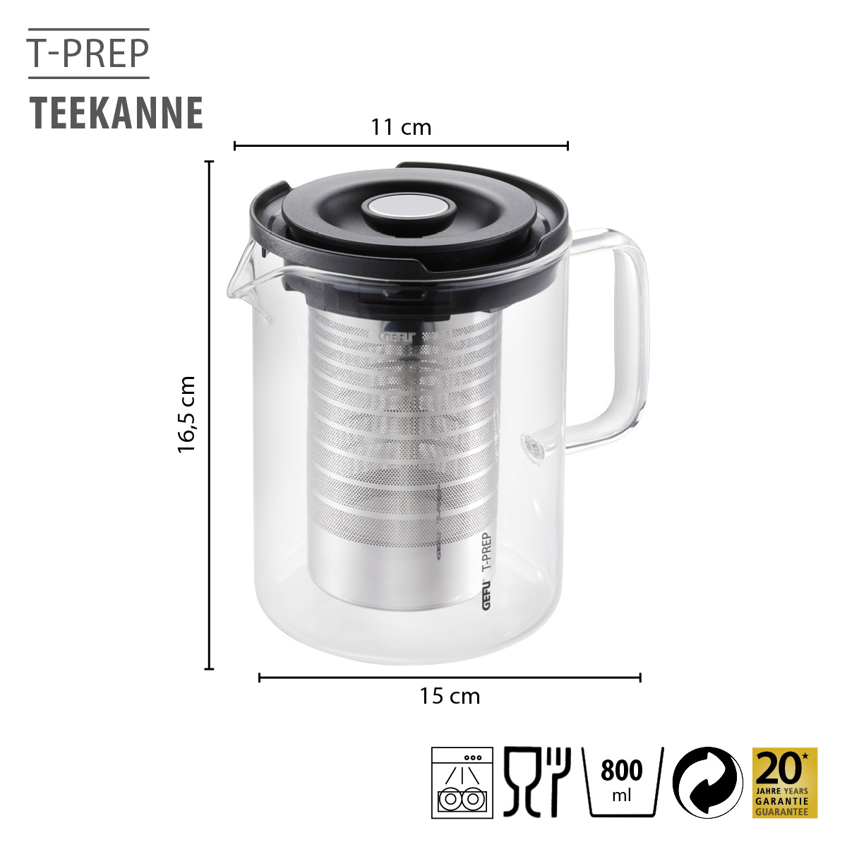 Teekanne T-PREP, 800 ml