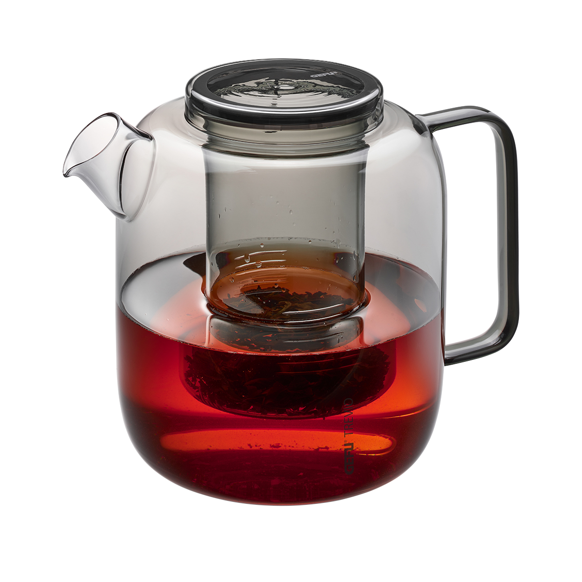 Mundgeblasene Glasteekanne GEFU TREVIO 1.500 ml mit Filter