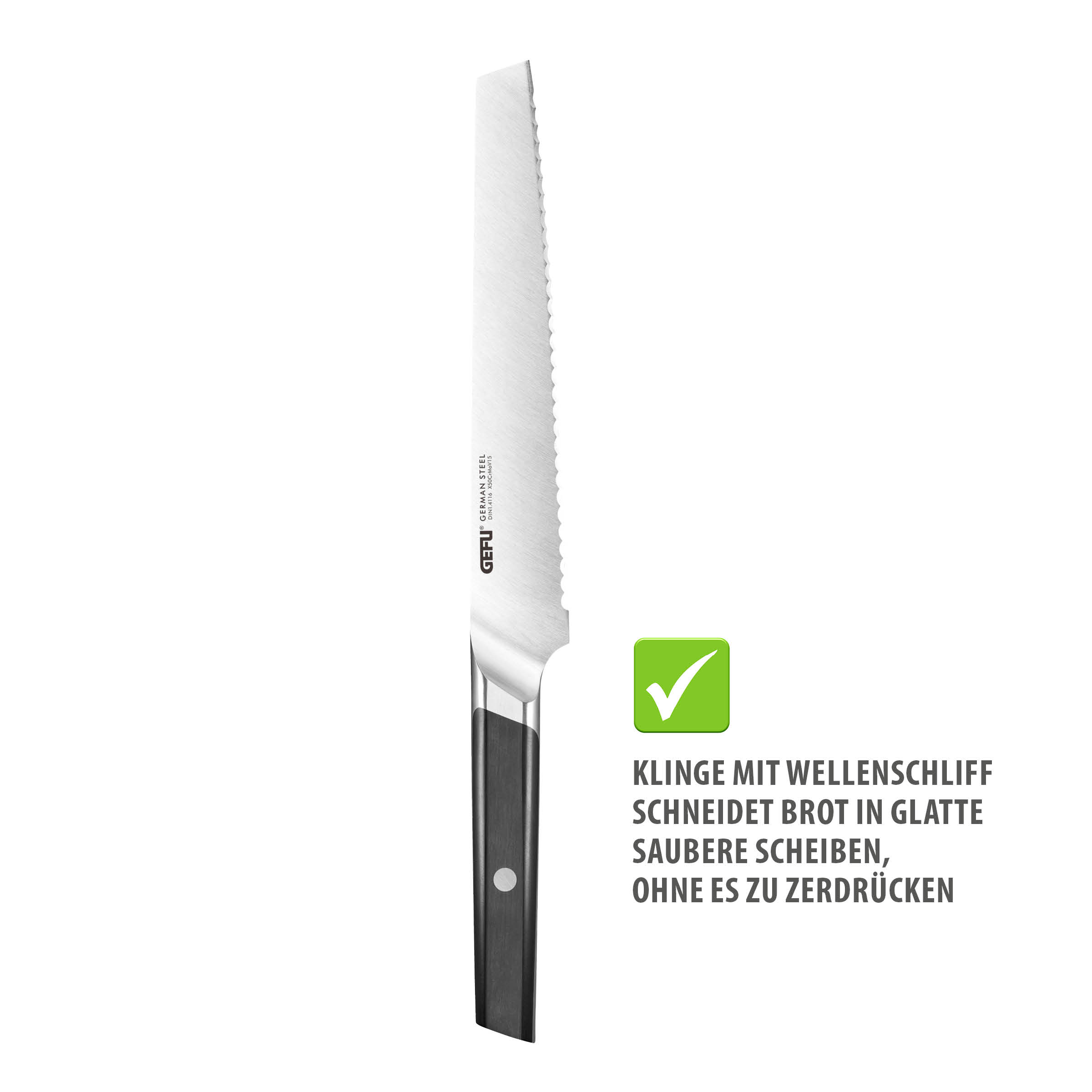 Brotmesser ACURO, 20 cm Wellenschliff