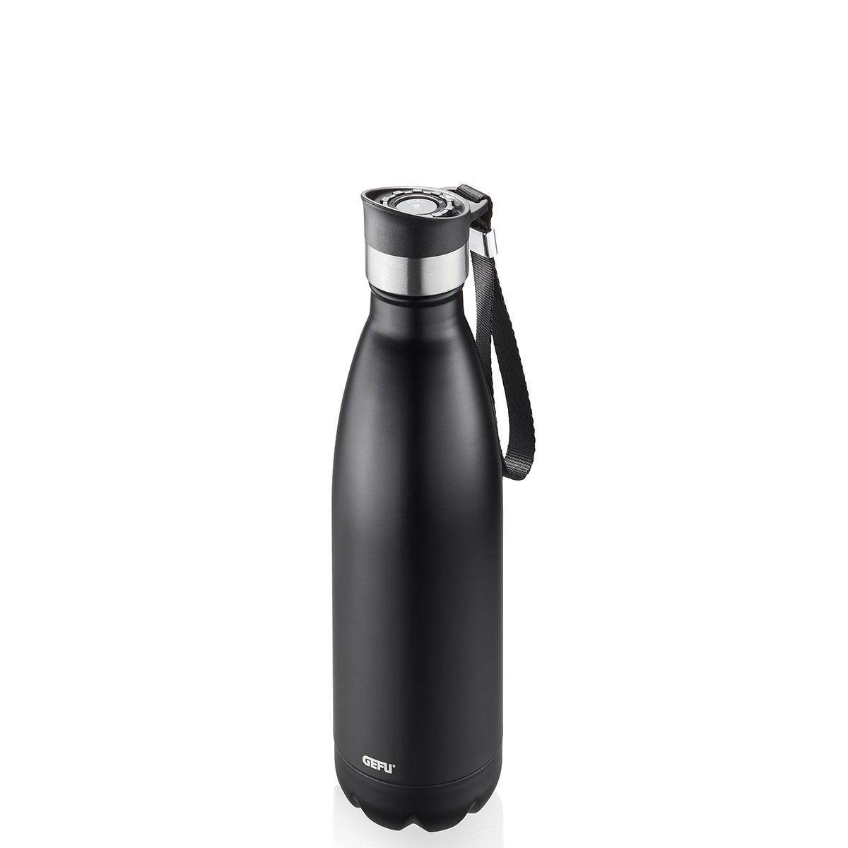 Insulated drinks bottle OLIMPIO, 500 ml black