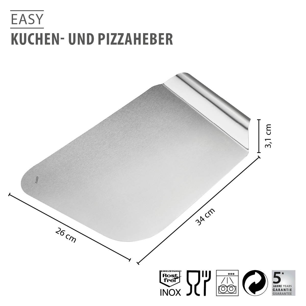 Kuchen-  und Pizzaheber EASY