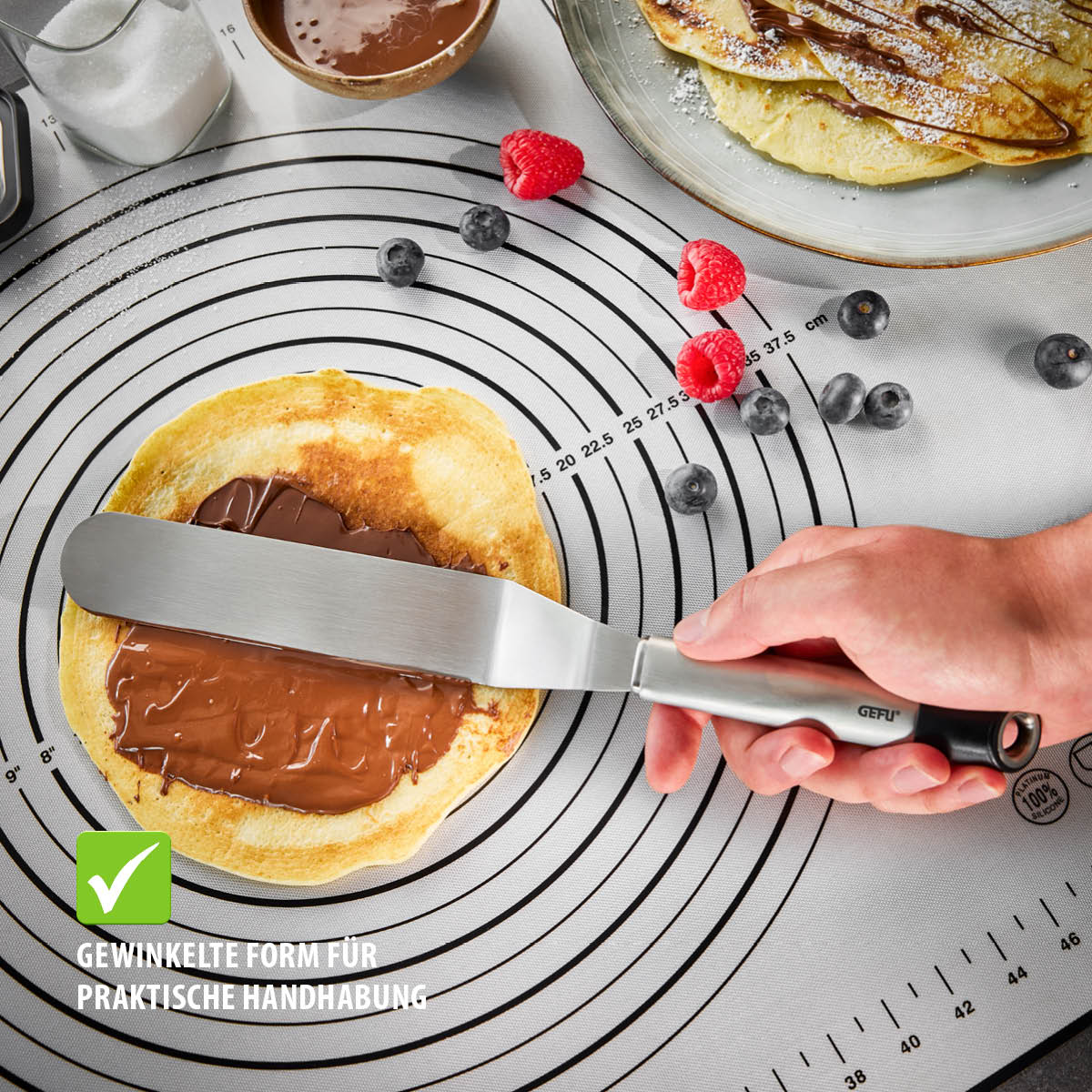Angled icing spatula PRIMELINE, 15 cm