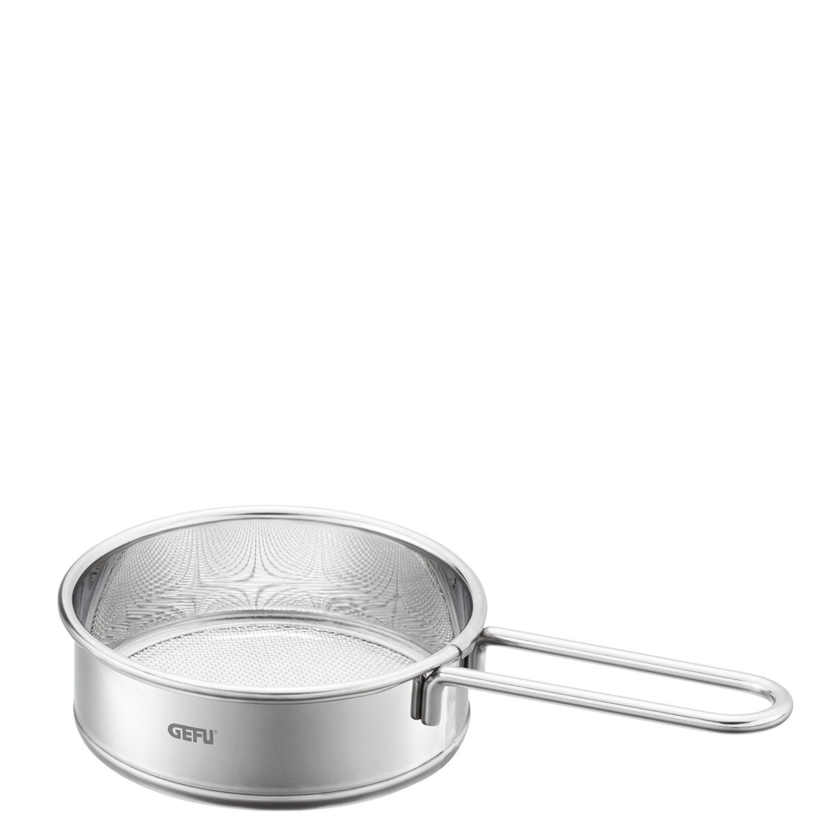 Hochwertiges Küchensieb aus Edelstahl mit praktischem Griff Edelstahlsieb mit Griff, ideal zum Abseihen von Flüssigkeiten in der Küche