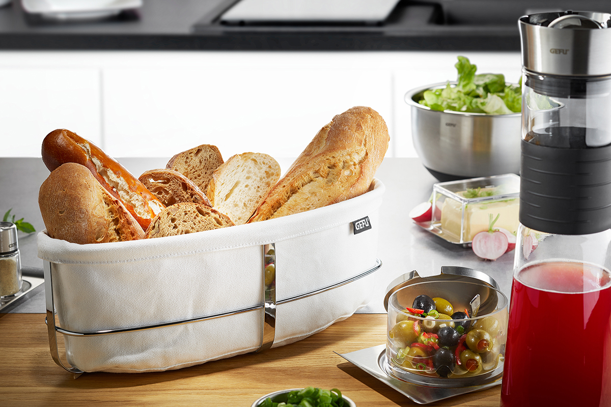 Bread basket BRUNCH, oval white