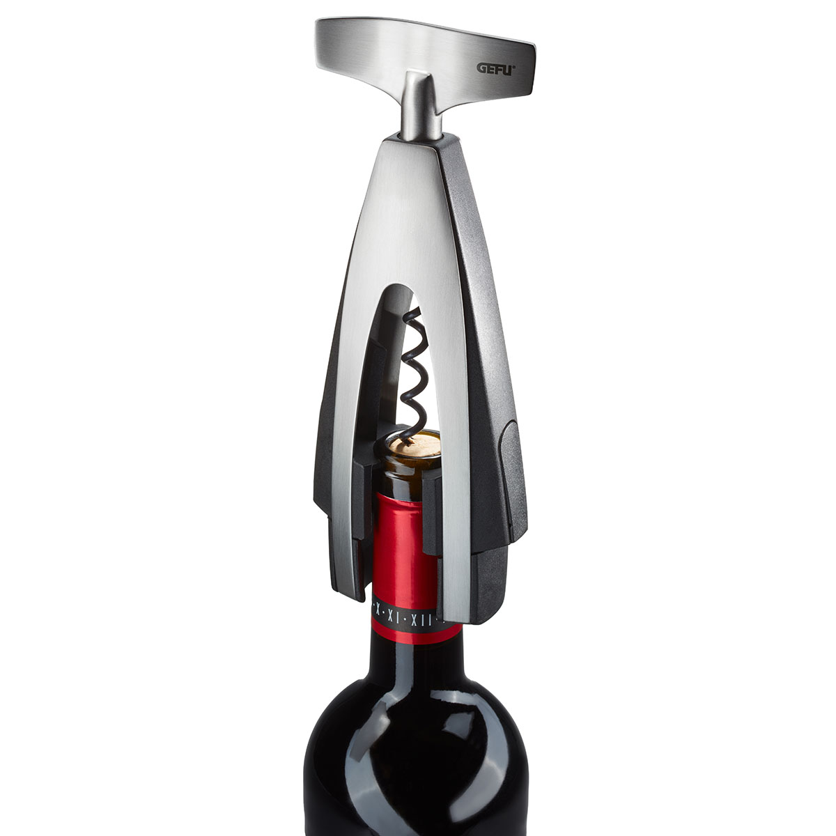 Corkscrew with integrated capsule cutter VINOSO