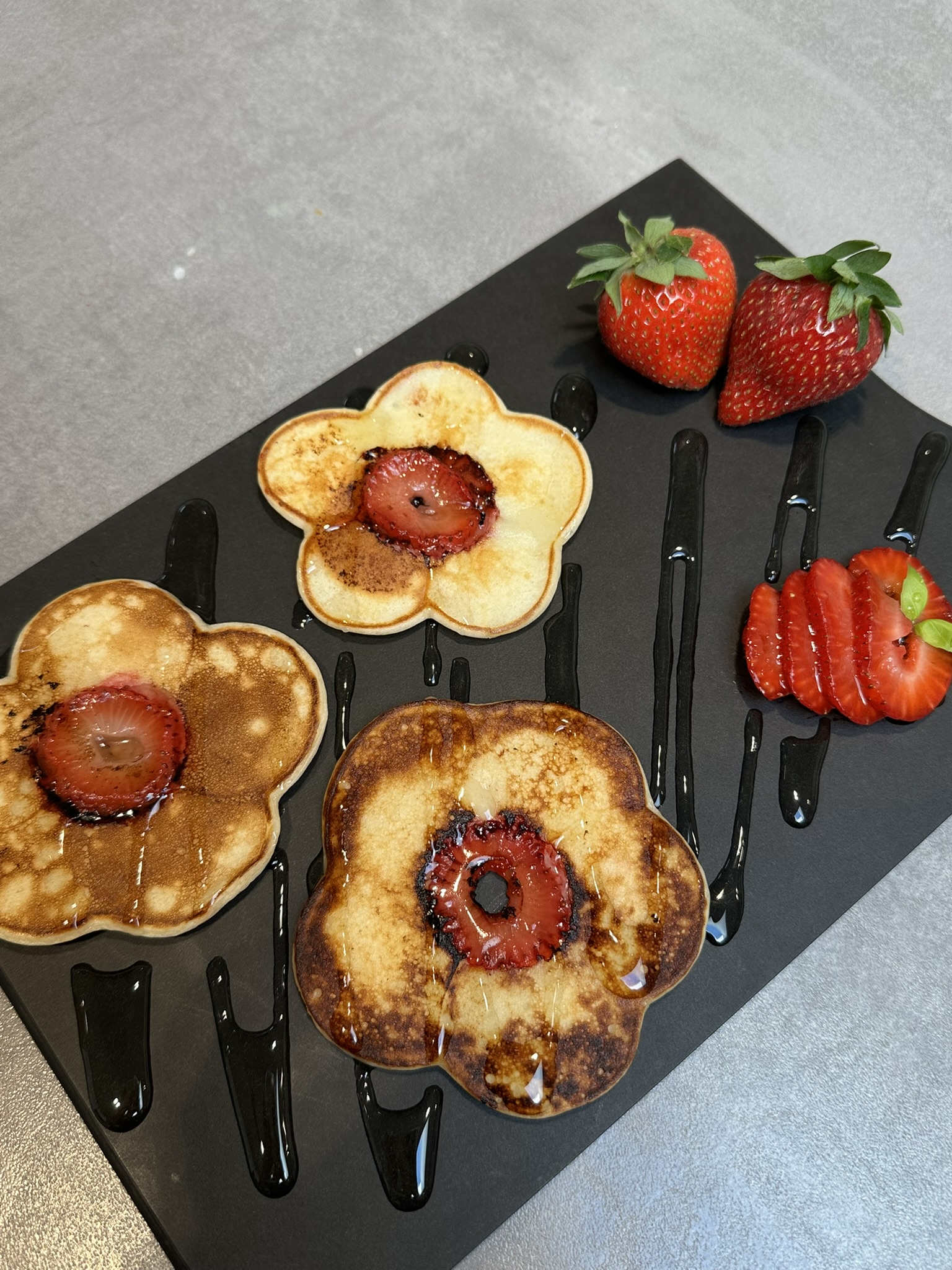Blumen-Pancakes 