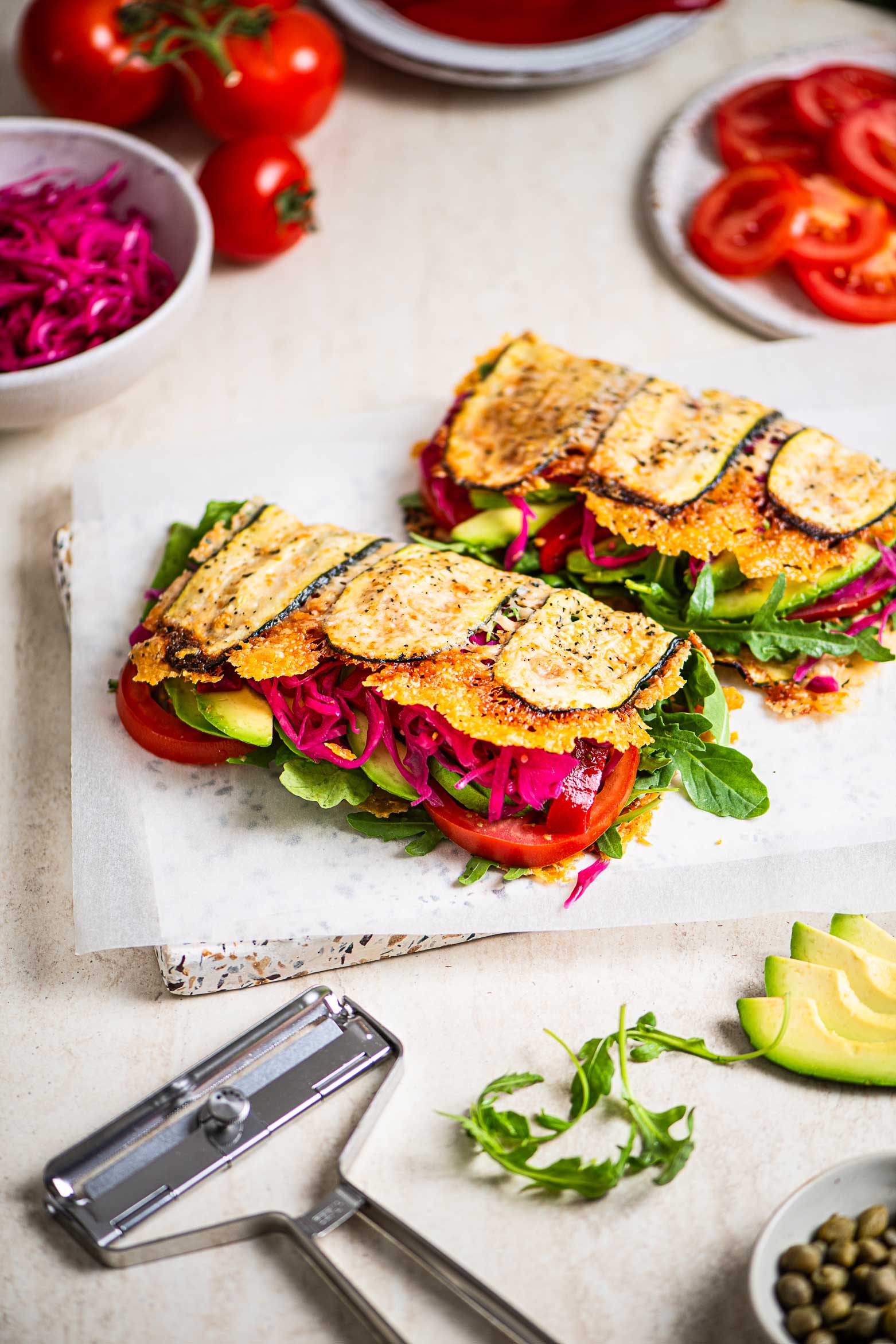 Zucchini-Sandwich 
