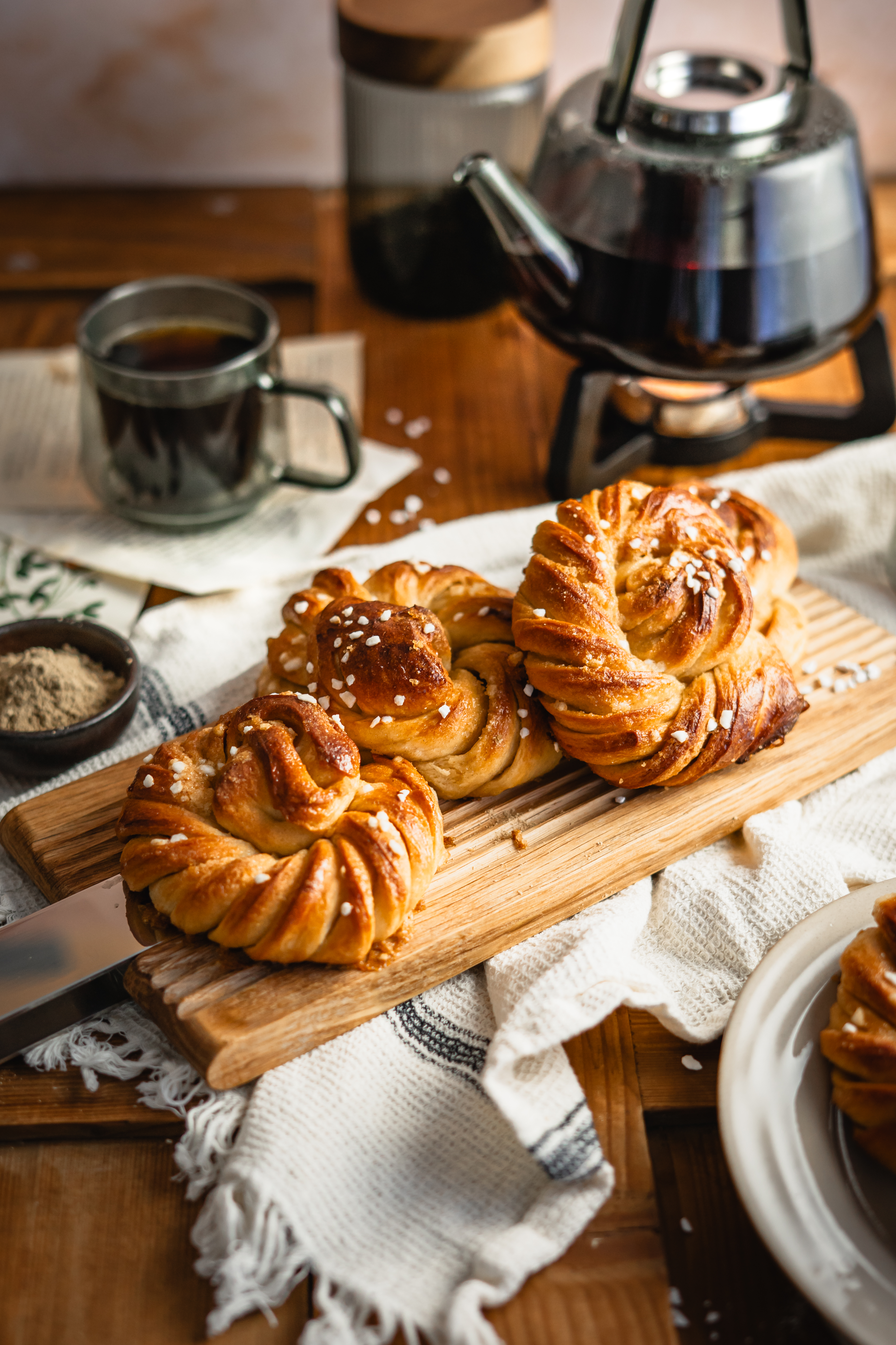 Skandinavische Kardamom Buns