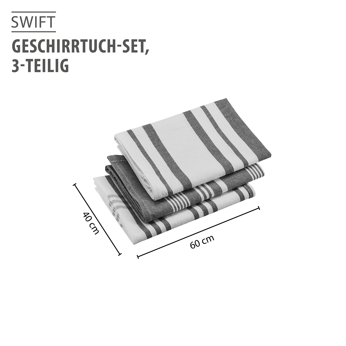 Geschirrtuch-Set SWIFT, 3-teilig