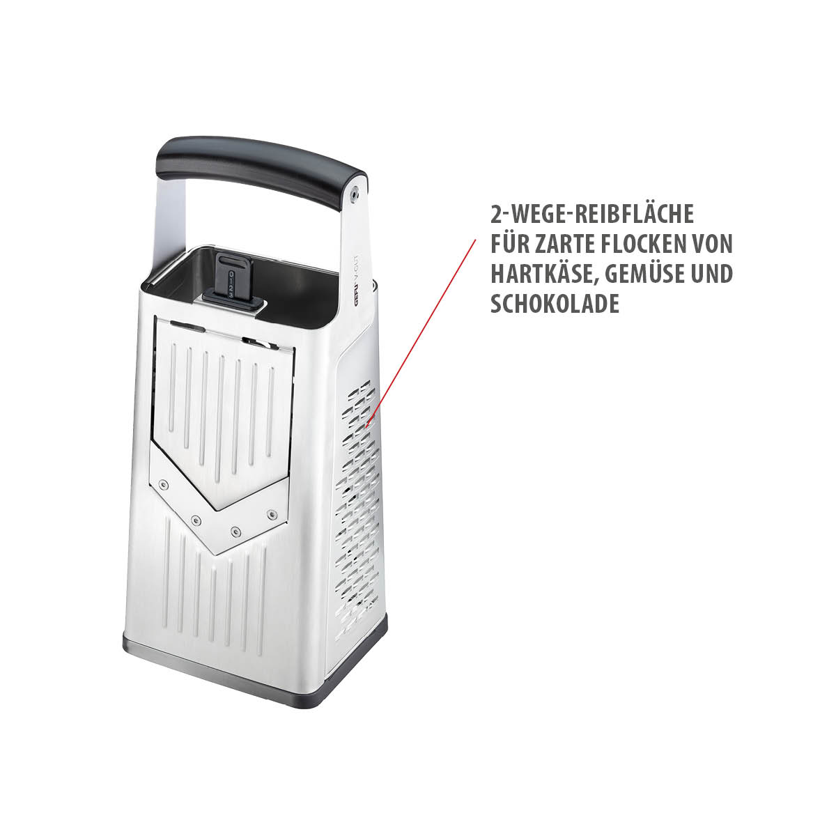 Four-way grater V-CUT