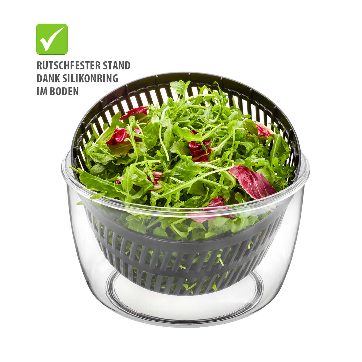 Salad spinner PUSH IT, Ø 25 cm