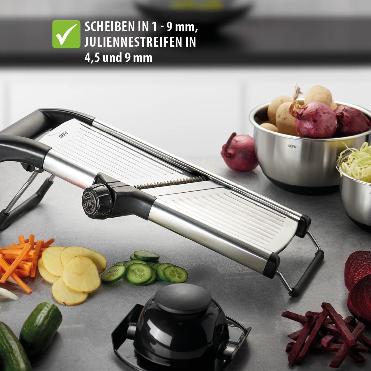 Gourmet-Hobel VOLARI – Präzises Schneiden leicht gemacht