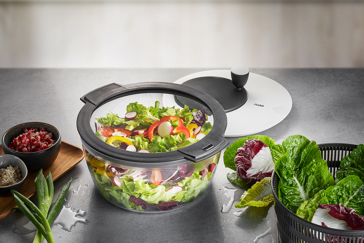 Salad spinner ROTARE + keep-fresh lid