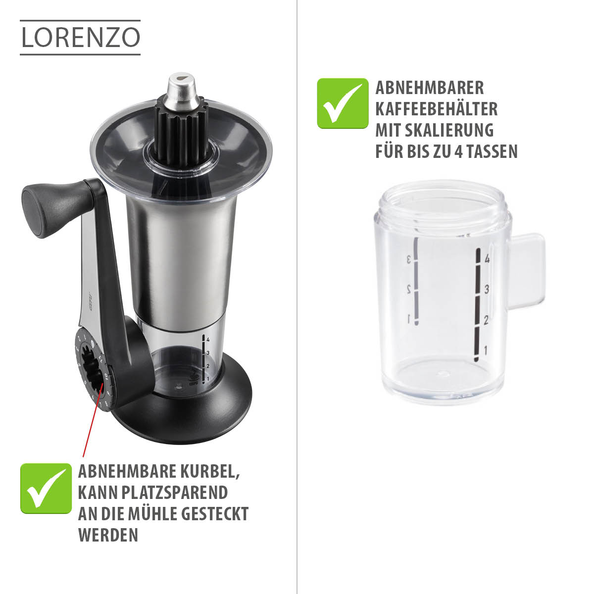 Kaffeemühle LORENZO Kaffeemühle LORENZO