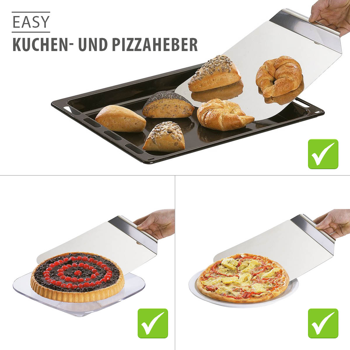 Kuchen-  und Pizzaheber EASY