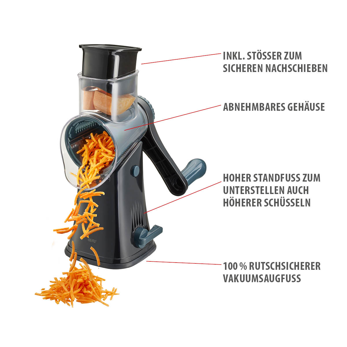 Drum grater CLICK