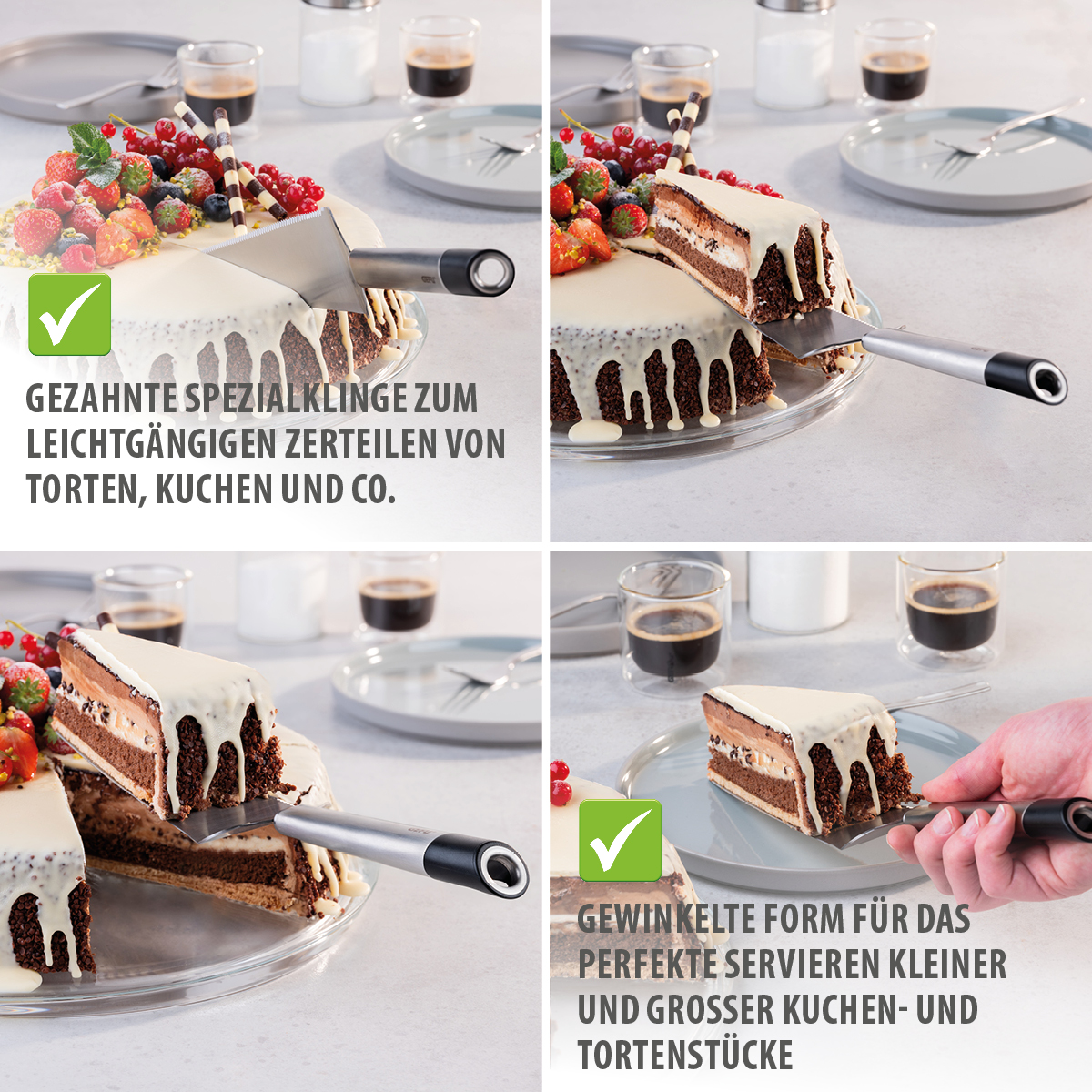 Cake server with serrated blade PRIMELINE