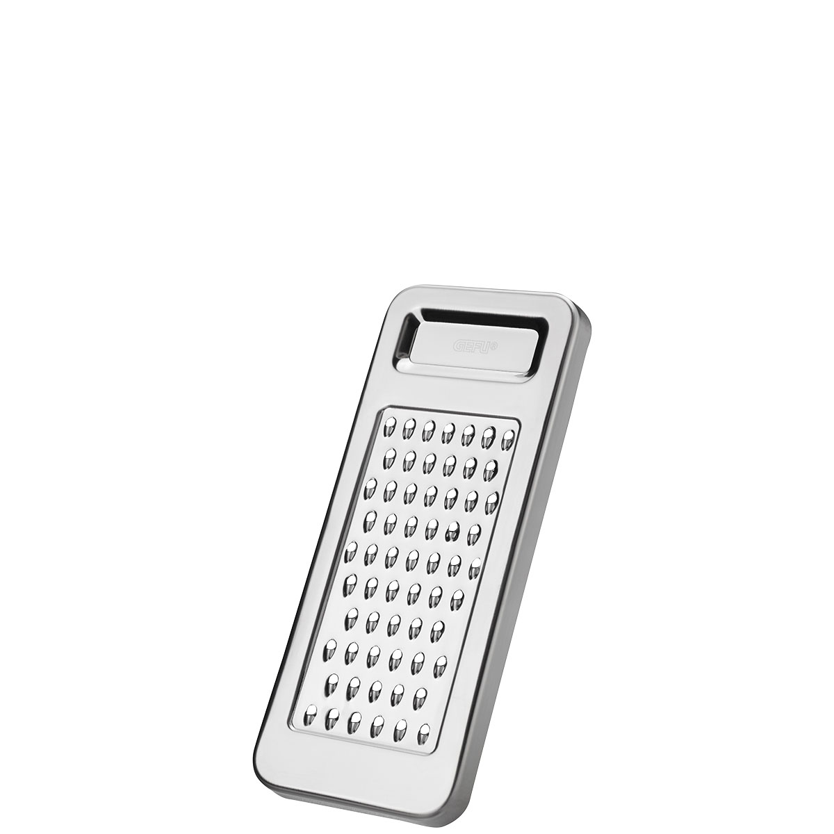 Edelstahlreiben mit ergonomischem Griff, ideal zum Reiben von Käse, Gemüse und mehr