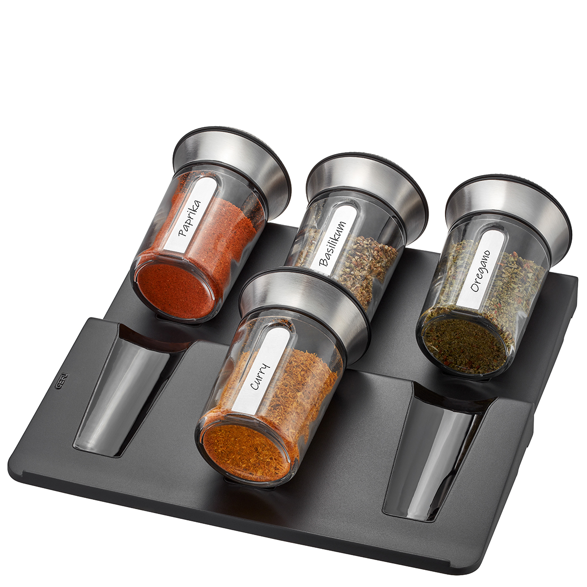 Set: 3 Spice and herb shaker X-PLOSION® + Spice and herb shaker organiser X-PLOSION®