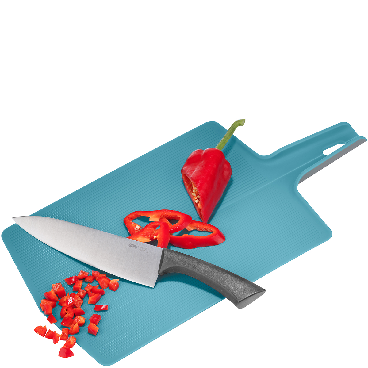 Folding chopping board LAVOS, azure blue