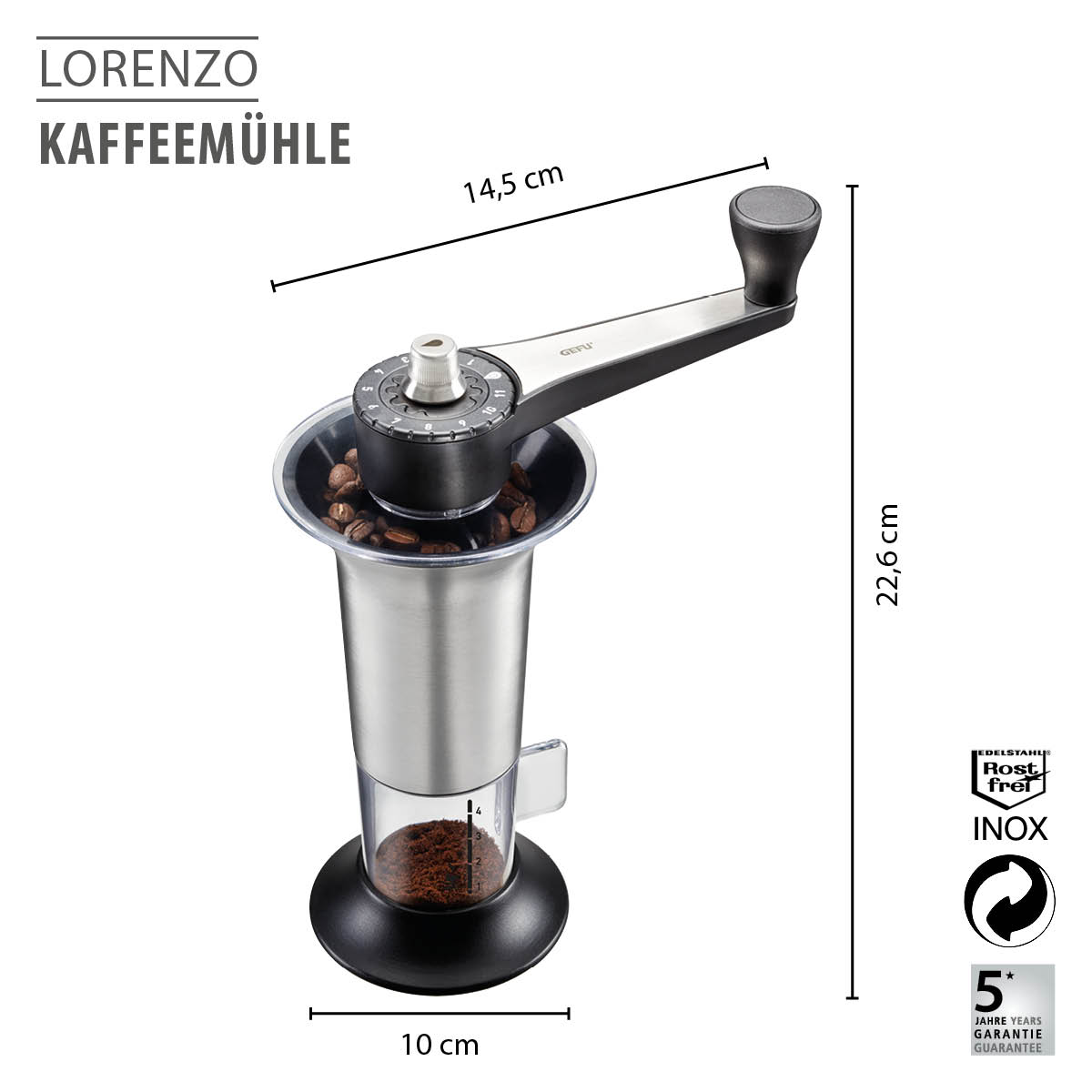 Kaffeemühle LORENZO Kaffeemühle LORENZO