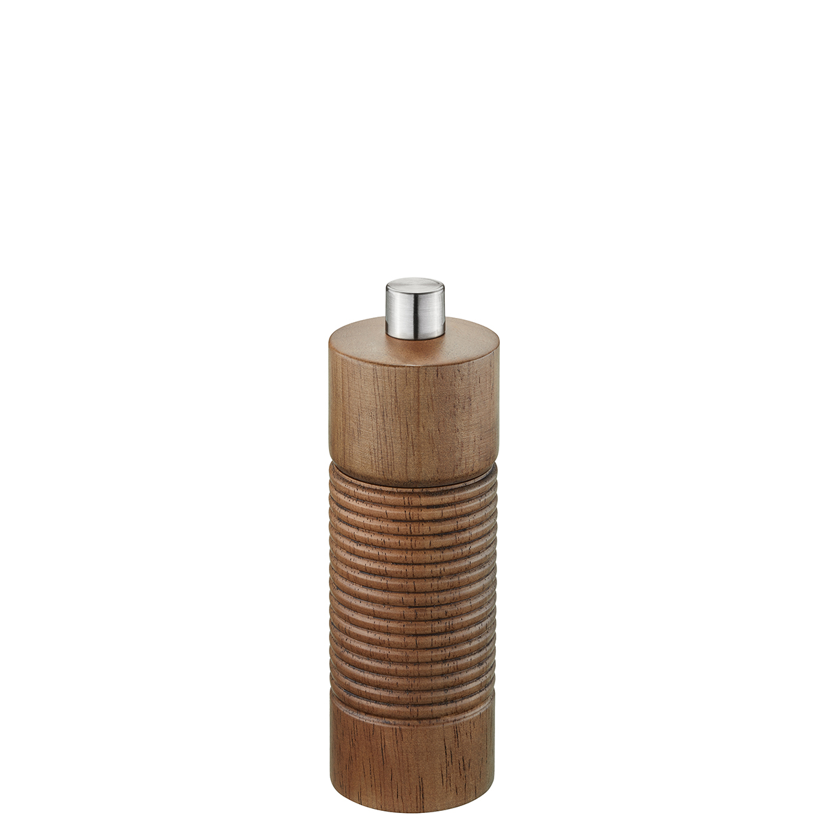 Salt or pepper mill TEDORO, 14 cm brown