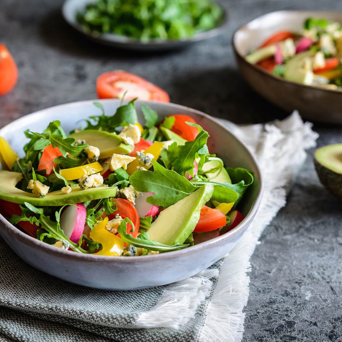 Avocado Rucola Salat