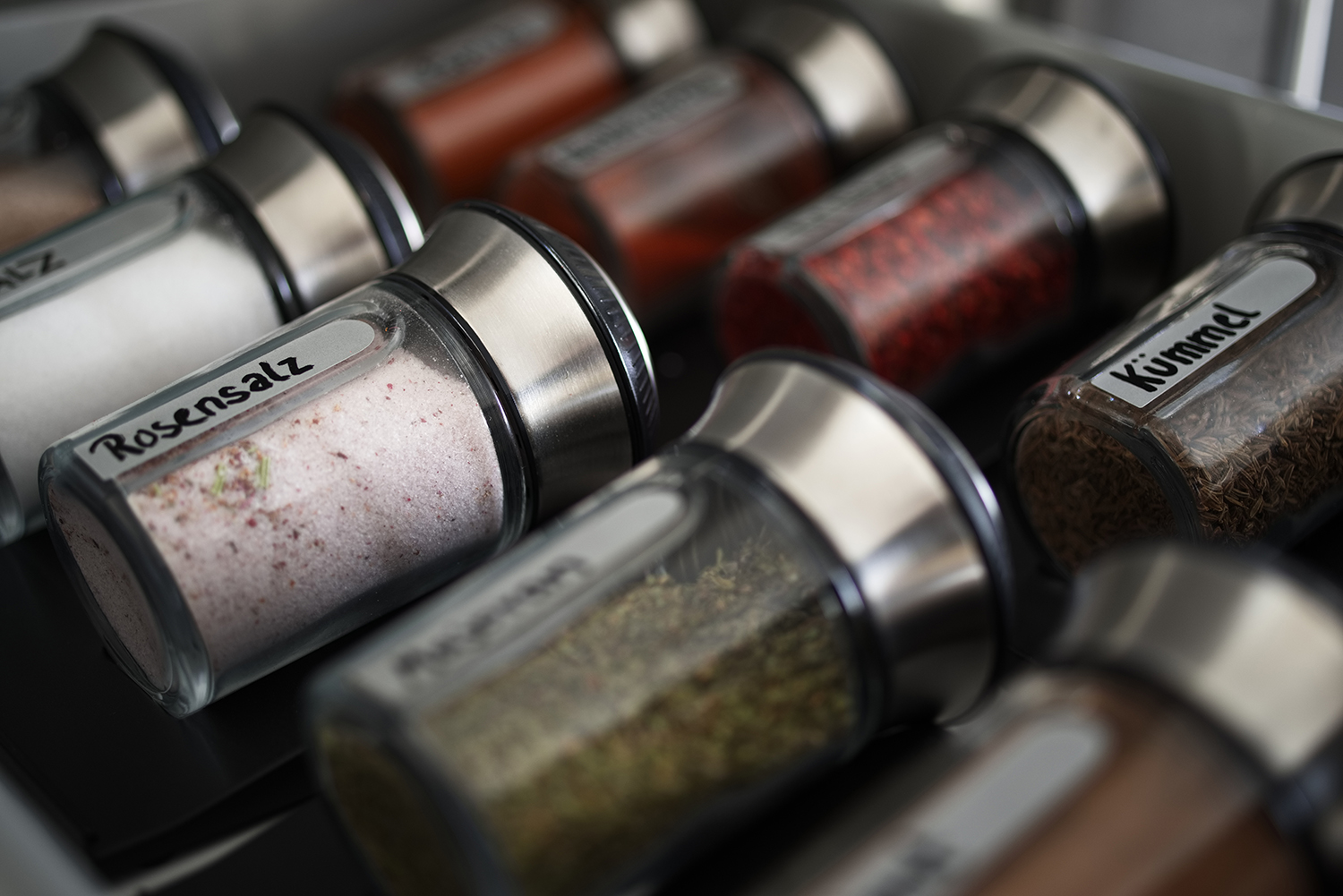 Set: 3 Spice and herb shaker X-PLOSION® + Spice and herb shaker organiser X-PLOSION®