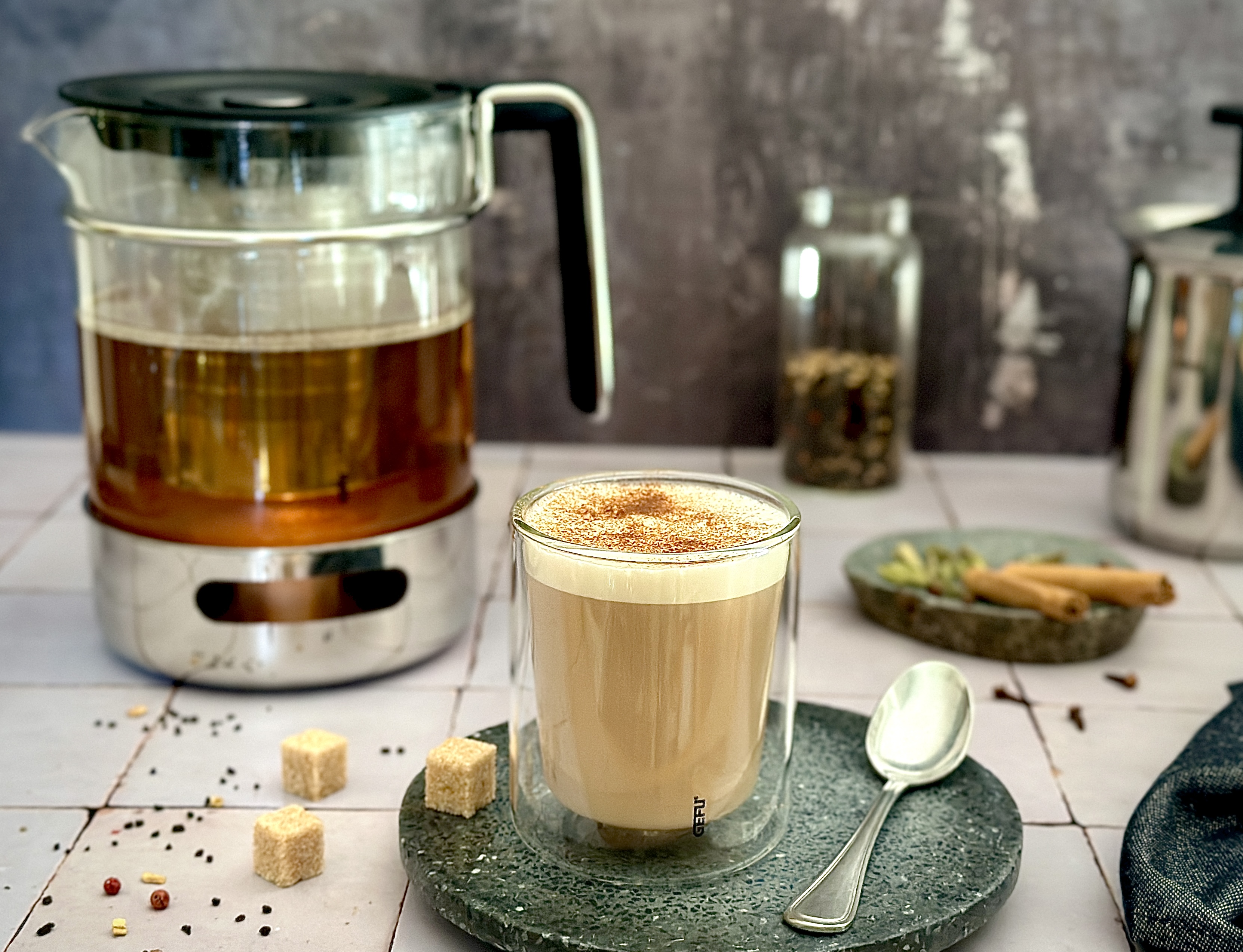 Veganer Chai Latte