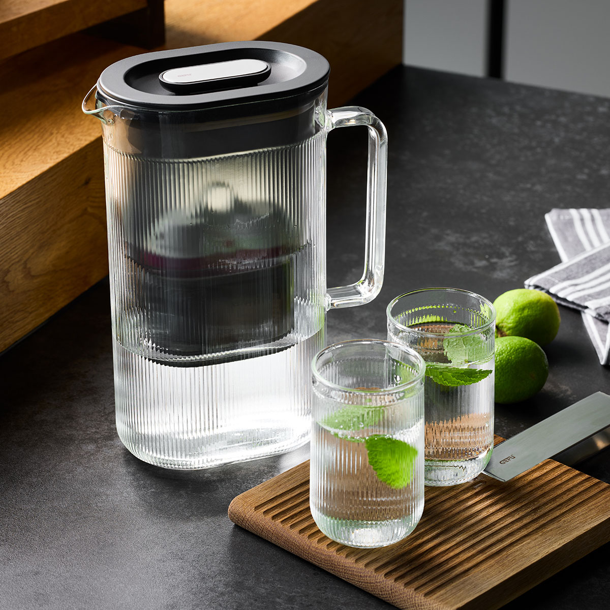 Tischwasserfilter inkl. Filterkartusche PURALIS